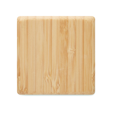 Logo trade promotional items picture of: Bamboo twist snooze timer