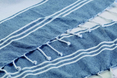 Logo trade corporate gifts image of: Beach bag with hammam towel