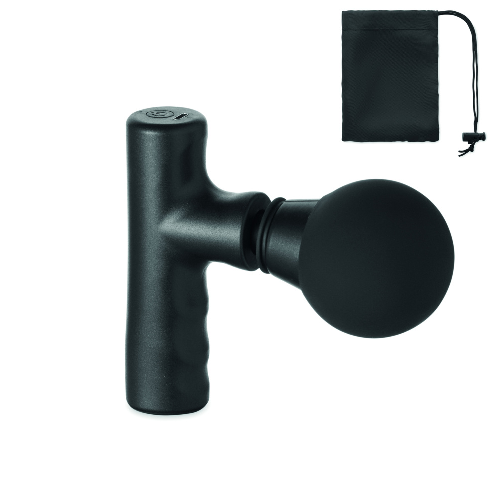 Logo trade promotional giveaways picture of: Massage gun in ABS