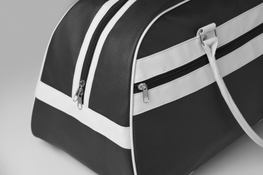 Logo trade corporate gifts image of: PU sports bag