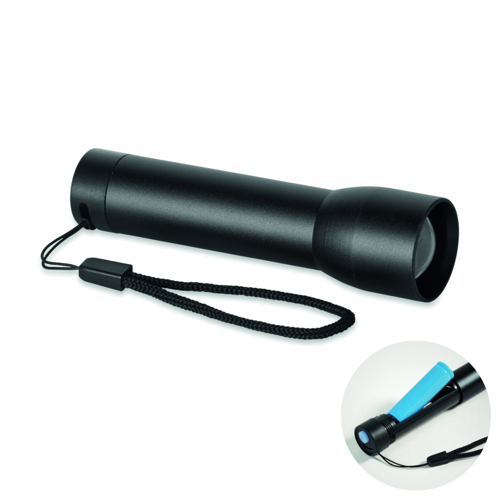 Logotrade promotional items photo of: Aluminium rechargeable torch