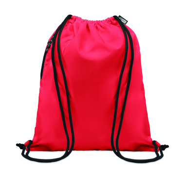 Logo trade corporate gifts picture of: Large drawstring bag 300D RPET