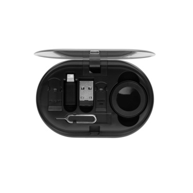 Logotrade advertising products photo of: Chargevix RCS rplastic Multi-functional 60W charging set