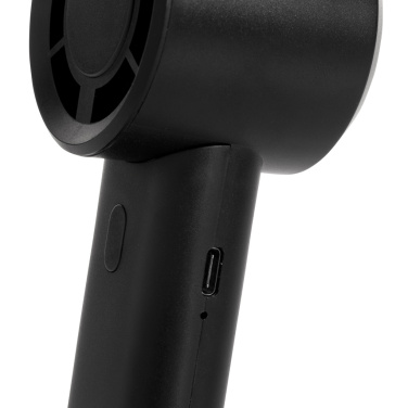 Logotrade corporate gift image of: Twist RCS recycled plastic re-chargeable portable fan