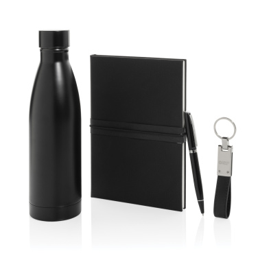 Logotrade promotional item image of: Swiss Peak RCS deluxe business gift set w/ water bottle