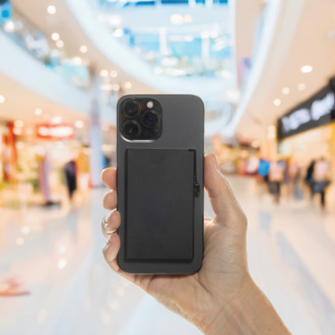 Logo trade promotional gifts picture of: Standard aluminium RFID magnetic phone cardholder