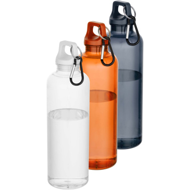Logo trade advertising products image of: Oregon 750 ml RCS recycled plastic water bottle with carabiner