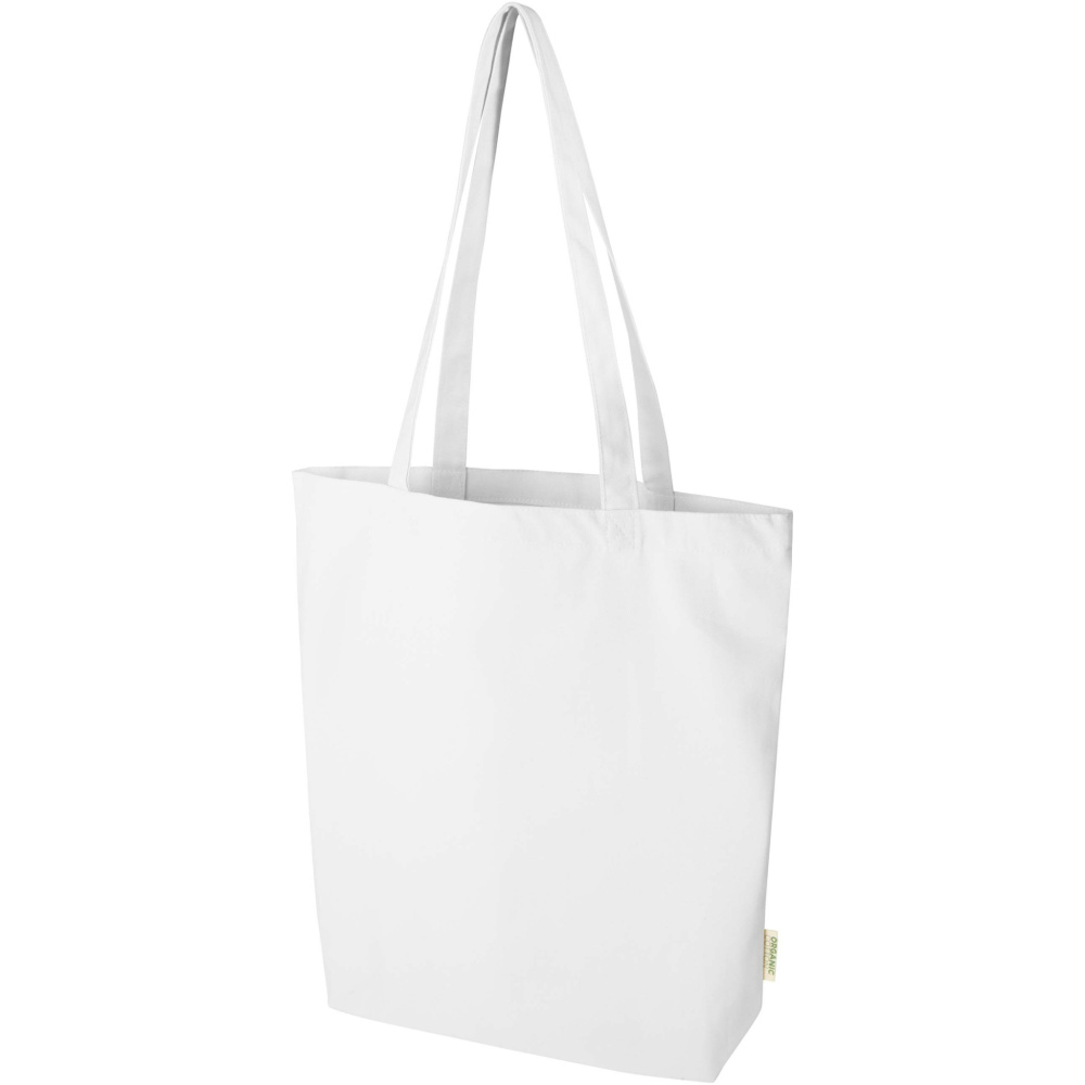 Logotrade promotional gifts photo of: Odisha 180 g/m² OCS organic wide bottom tote bag 11L