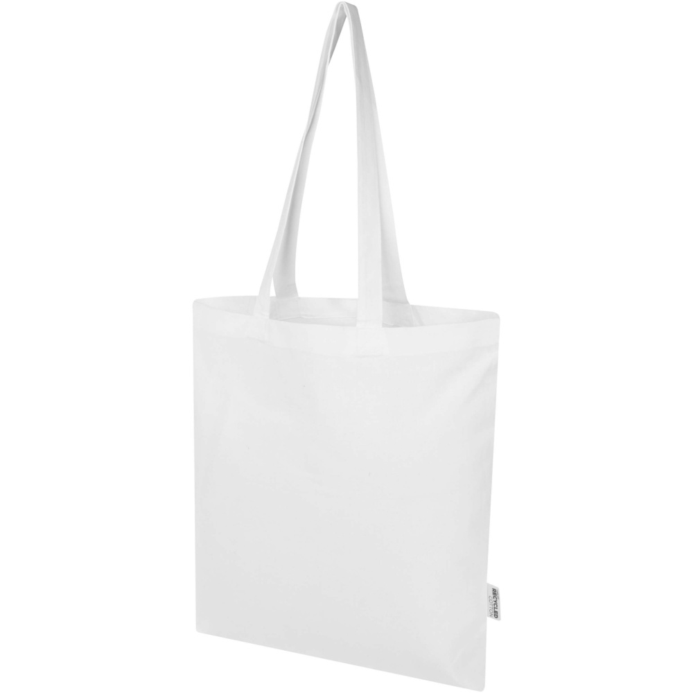 Logotrade advertising products photo of: Peru Blend 180 g/m² GRS recycled cotton tote bag 7L