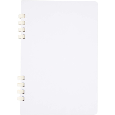 Logo trade advertising products image of: Fil A5 hard cover RCS recycled spiral notebook