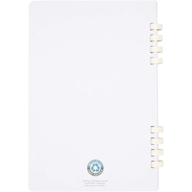 Logo trade corporate gift photo of: Fil A5 hard cover RCS recycled spiral notebook