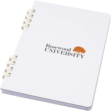 Logo trade promotional product photo of: Fil A5 hard cover RCS recycled spiral notebook