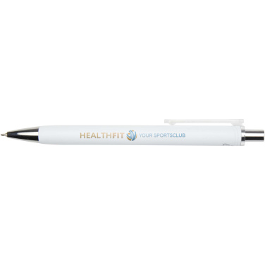 Logotrade promotional item image of: Feld RCS recycled ballpoint pen with metallic finish (black ink)