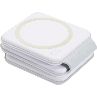 Logotrade promotional item picture of: Armus 3-in-1 15W recycled plastic foldable wireless charger