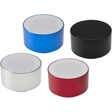 Logo trade corporate gifts picture of: Ankaa 3W recycled aluminium wireless Bluetooth® speaker