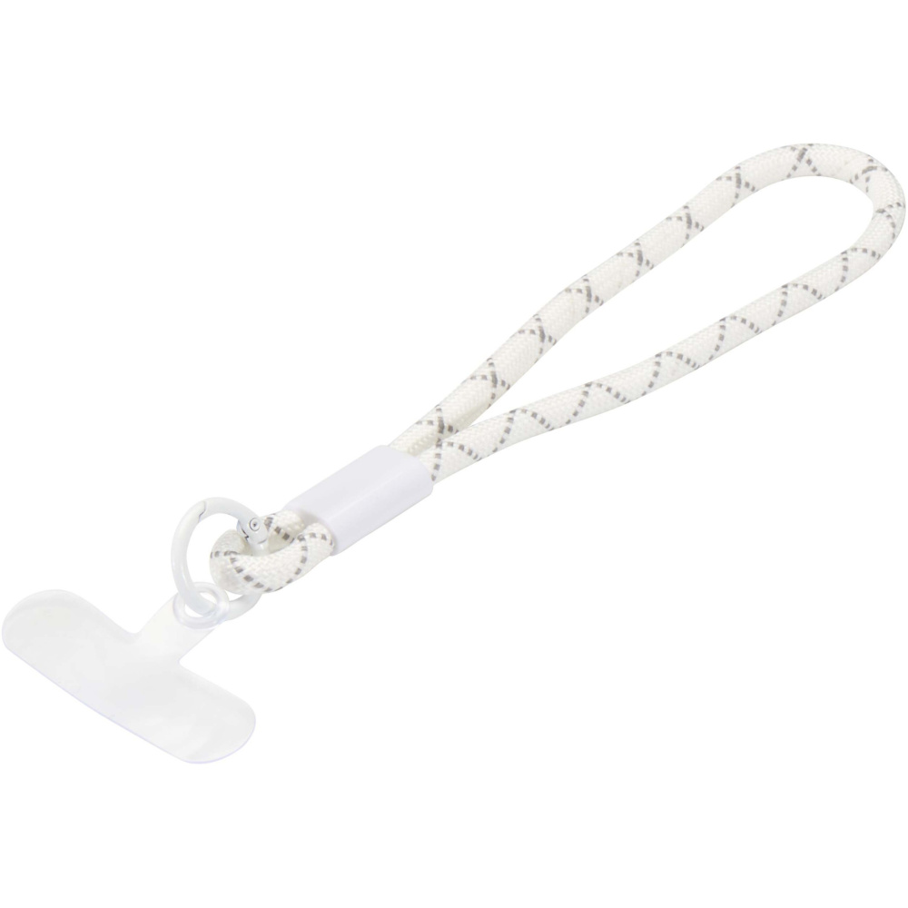 Logo trade promotional gifts picture of: Arich recycled plastic smartphone wristband