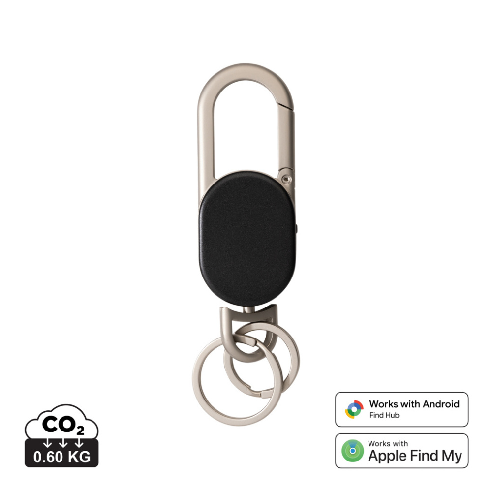 Logo trade corporate gifts image of: Keyfinder Dual keychain with worldwide locating