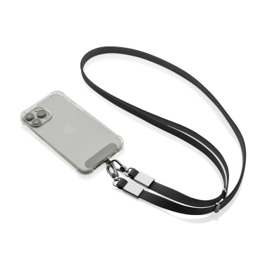 Logotrade corporate gift image of: Nivo RCS recycled PET Crossbody lanyard