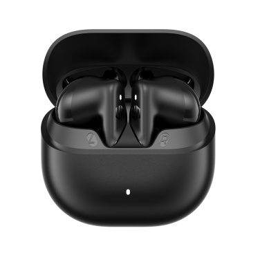 Logo trade promotional items image of: Urban Vitamin Santa Clara RCS plastic ENC earbuds