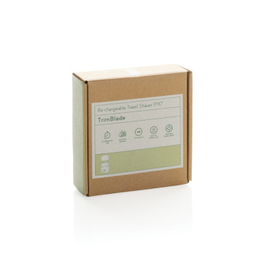 Logo trade business gifts image of: TrimBlade re-chargeable Travel Shaver IPX7