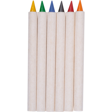Logotrade business gift image of: Infinity Set of Wax Crayons KINGSTON
