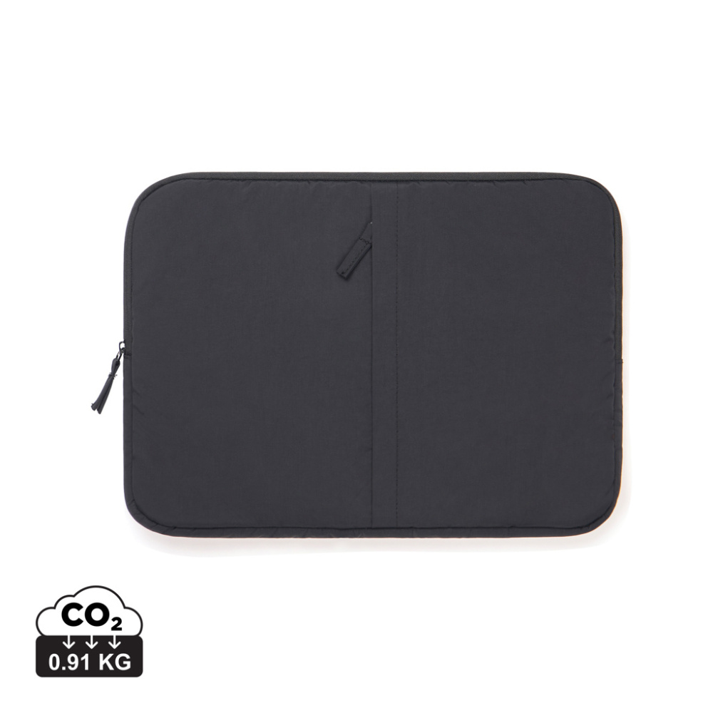 Logo trade promotional item photo of: KENTO URBAN RCS recycled nylon 15.6 inch laptop sleeve