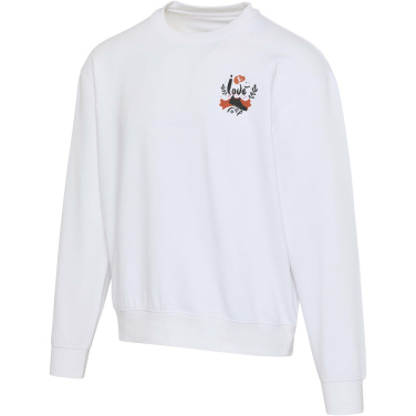 Logo trade corporate gifts picture of: Boris 280 g/m2 unisex OCS organic oversized crewneck sweater