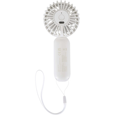 Logo trade promotional item photo of: Aervia recycled plastic portable fan