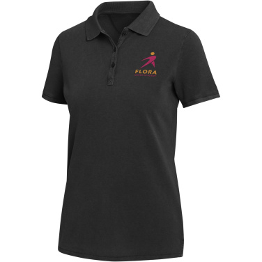 Logotrade promotional item picture of: Calgary 200 g/m2 washed women's polo