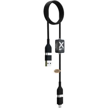 Logo trade advertising products image of: SCX.design C32 60W switch charging cable with light-up logo