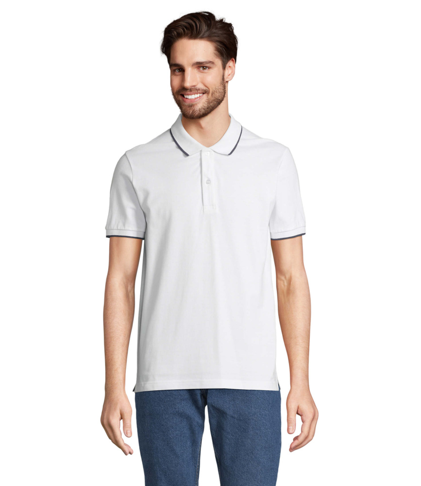 Logo trade promotional merchandise picture of: PALERMO POLO SHIRT