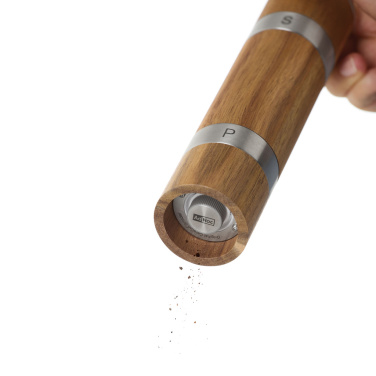 Logo trade promotional products picture of: AdHoc Duomill Pepper and salt double mill