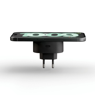 Logo trade promotional merchandise picture of: Zens Wireless charging adapter
