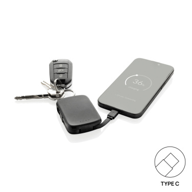 Logotrade promotional item image of: Nexo RCS keychain 2000 mah powerbank with integrated cables