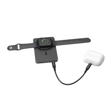 Logo trade promotional items image of: Urban Vitamin Marin 5000mAh magnetic 15W wireless powerbank