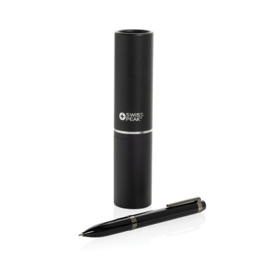 Logotrade promotional gift picture of: Swiss peak OSLO recycled stainless steel deluxe pen