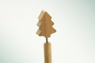 Logotrade promotional merchandise picture of: Bamboo Christmas tree ball pen