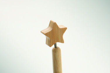Logo trade promotional gifts picture of: Bamboo star ball pen