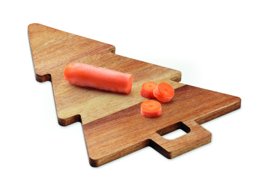 Logo trade business gifts image of: Acacia serving board Xmas tree