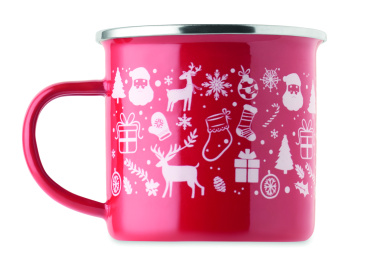 Logotrade corporate gift picture of: Christmas enamel mug 300ml