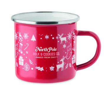 Logotrade promotional giveaways photo of: Christmas enamel mug 300ml