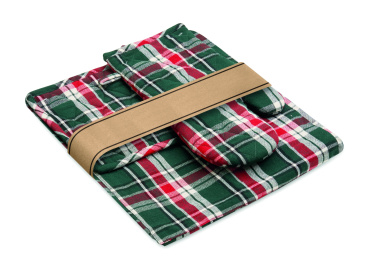 Logotrade promotional products photo of: Chequered cotton kitchen set