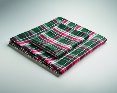 Logotrade promotional gifts photo of: Chequer cotton tablecloth set
