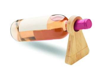 Logo trade promotional merchandise image of: Bamboo bottle stand & opener
