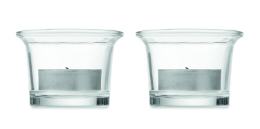 Logo trade corporate gifts picture of: Tea light holder set with stand