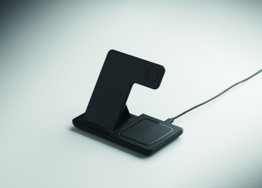 Logo trade advertising product photo of: Foldable 3-in-1 charger 15W