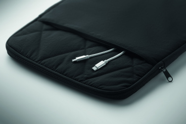 Logo trade promotional merchandise image of: Nylon laptop pouch 15"