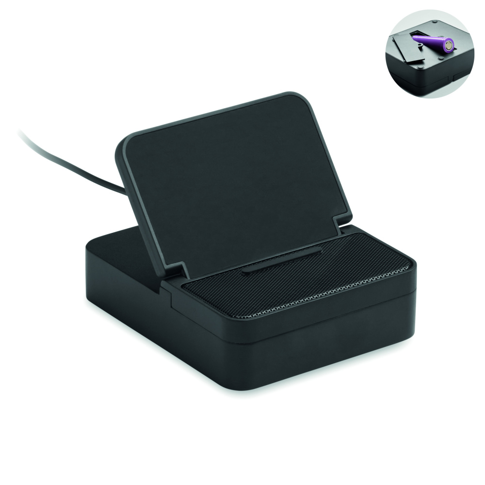 Logotrade promotional giveaway picture of: Wireless speaker & charger 15W