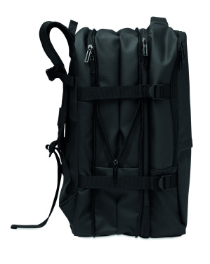 Logo trade promotional giveaways picture of: Extendable RPET backpack 20L