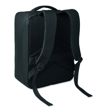 Logotrade promotional giveaway picture of: RPET backpack w/vacuum bag 18L